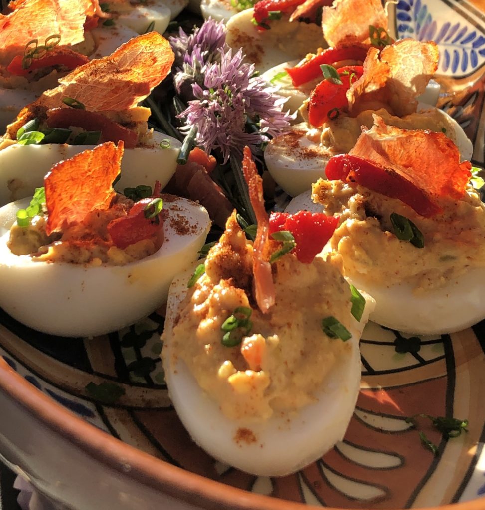 Liz’s Kitchen-Deviled Eggs with a Spanish Twist