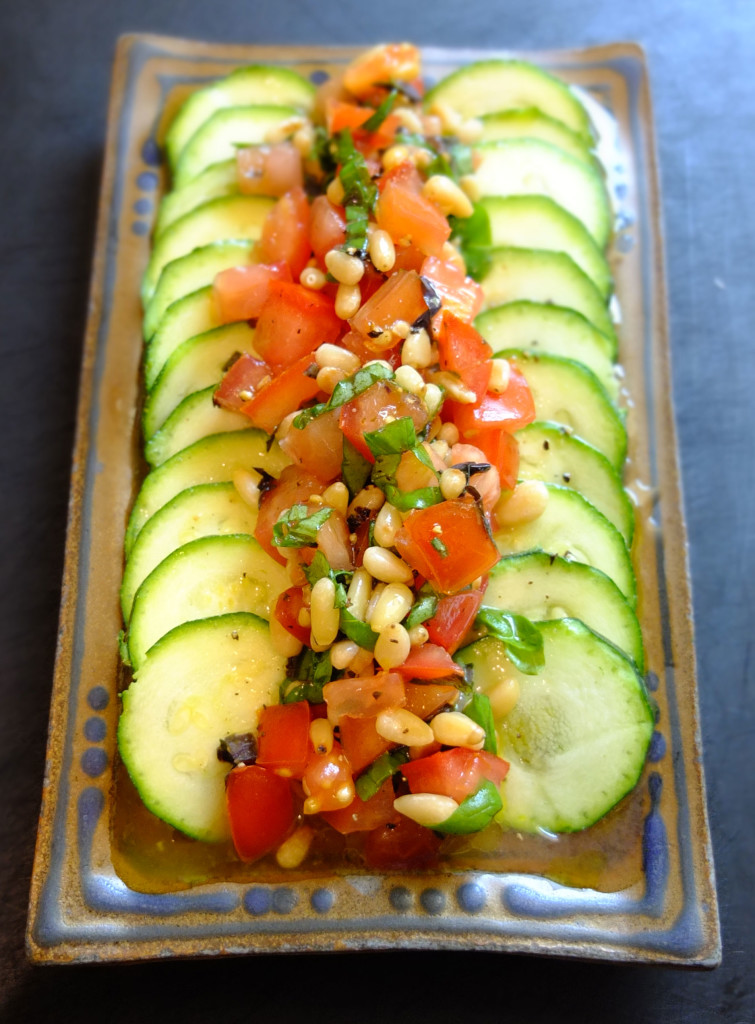 zucchini-salad-composed