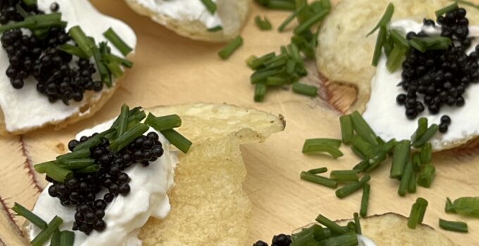 Casual Caviar Chips