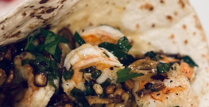 Gambas al Ajillo Tacos